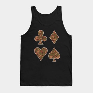 The Four French Suits Camouflage Tank Top